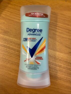 NWT Degree Advanced Protection Stress Control Antiperspirant Deodorant